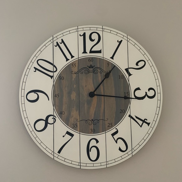 Handmade clock 20 inch farmhouse. Great Christmas gift.